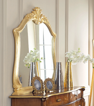 5444 - Framed wooden mirror by Tarocco Vaccari Group - view 3